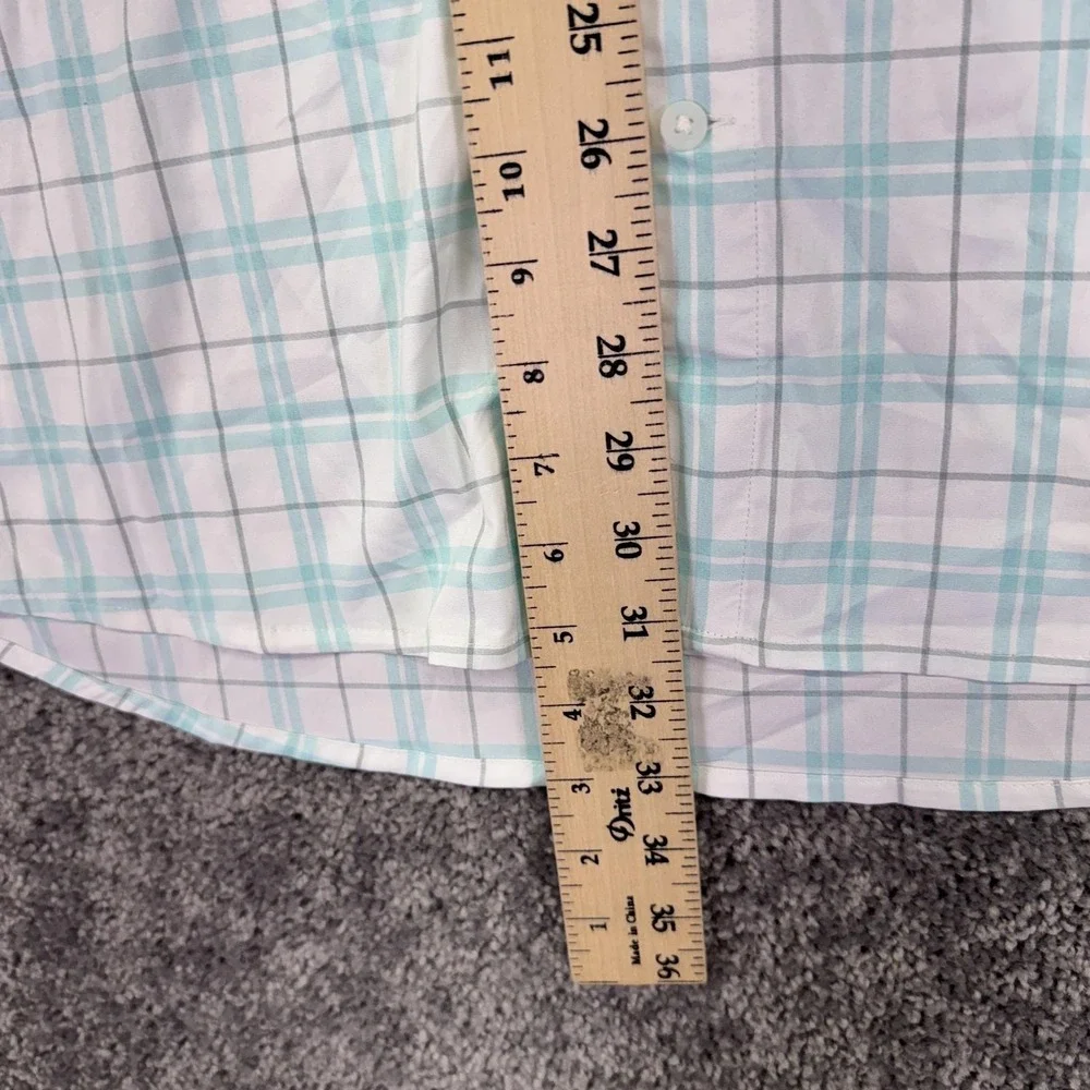 Under Armour Shirt Mens 3XL Plaid Short Sleeve Button HeatGear Fishing